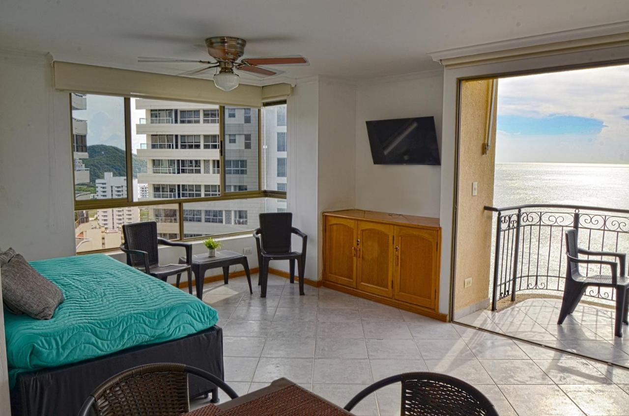 Apartamentos El Penon Del Rodadero Vista Al Mar - By Apartamar Santa Marta Dış mekan fotoğraf